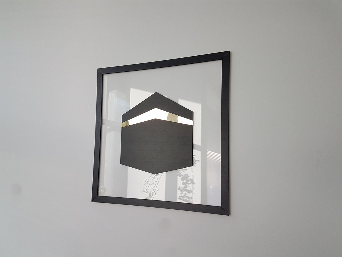 Allah, Kaaba & Muhammad ﷺ Acrylic Wall Art (Set of 3)